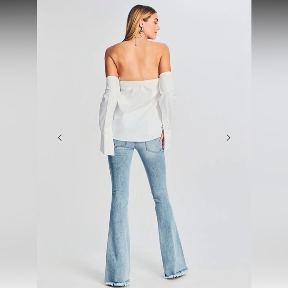 New! SER.O.YA RANDI OFF THE SHOULDER TOP Size S NWT - Picture 8 of 9